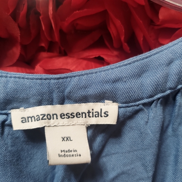 Amazon Essentials Women's Size XXL Denim Style Tank Top - Picture 3 of 4
